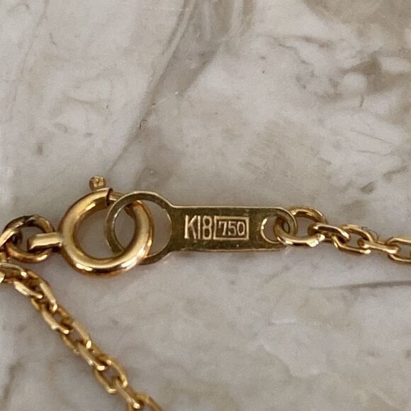 18K Yellow Gold Fancy Link 16” Chain - 3grams - Picture 9 of 11